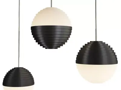 Supernova LED Mini Pendant Low-poly 3D model