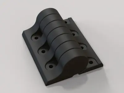 Plastic Hinge 3D print model