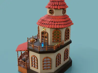 Magicians House 3D model