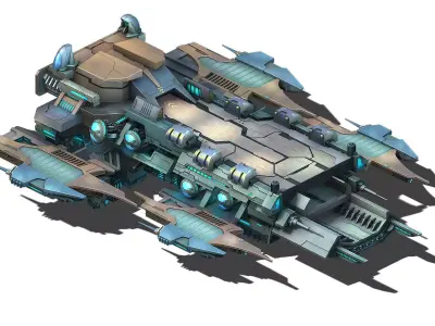 Battlestar - Pier 03 3D model