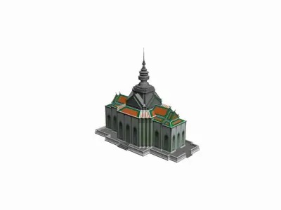 Phra Viharn Yod 3D model