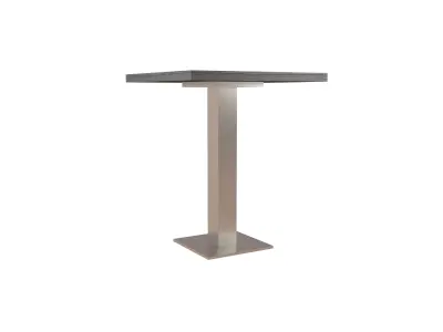 Bar Table v1 002 Low-poly 3D model