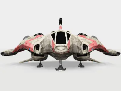CDF Space Combat Fighter 3D model