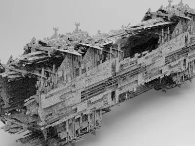 Mega city hellscape 2 3D model