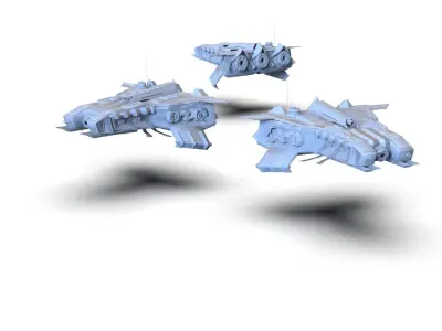 spaceship 2021 3D model
