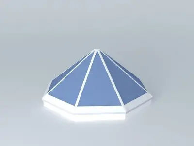 Skylight. Octahedral cone Free 3D model
