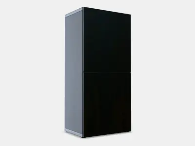 BESTA Shelf unit with doors 12 Low-poly 3D model