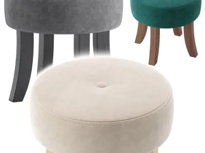 Pouffe Dudley 4 Colors Version divan ru 3D model
