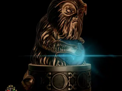 Demiguise Moon Lamp - Harry Potter Hogwarts Legacy 3D print model