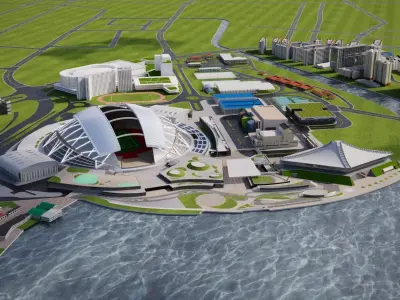 Singapore National Stadium 3D model