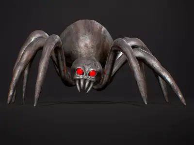 Spider H1 - Game Ready Low-poly 3D model