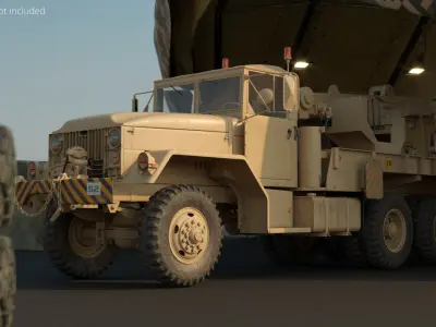  Heavy Wrecker Crane Beige Used Simplified 