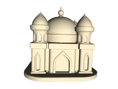 Mosque 3D print model