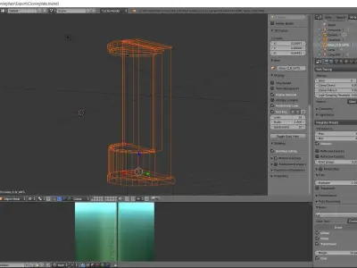 Cloning Vats Sci-fi Low-poly 3D model