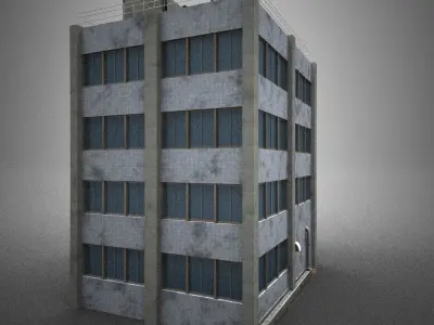 Japan building 18 model in Lightwave 3D 3D model