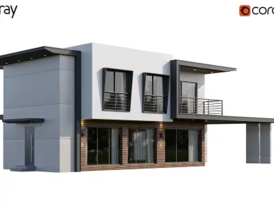 Modern Villas 1 3D model
