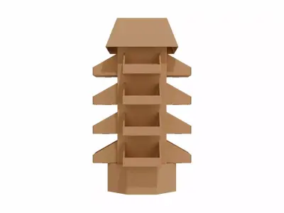 Point of Sale Cardboard Display Stand Texture