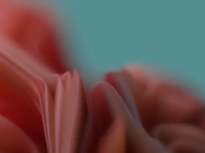 Windows 11 style wallpapers Blender scene 3D model