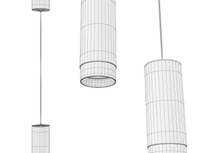 VAN chandelier Low-poly 3D model