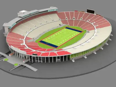 Rose Bowl Stadium California 3D model