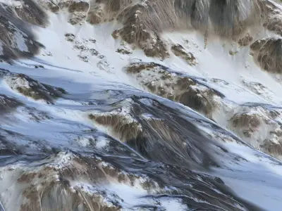 Landscape 142 Low-poly 3D model