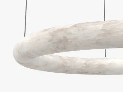 Alabaster Oslo Cable Pendant Light PBR 3D model