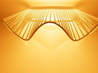 Lighting Low-poly 3D model