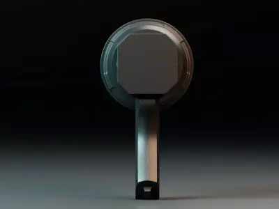 Tactical Flashlight 3D model by dimensionDazzle