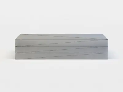 Side platform Low-poly 3D model