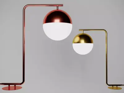 Grant Table Lamp 3D model