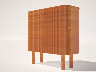cabinet Low-poly 3D model