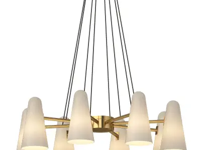 Pendant Lamp LUMI Low-poly 3D model