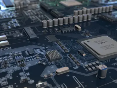 circuit board 3D model