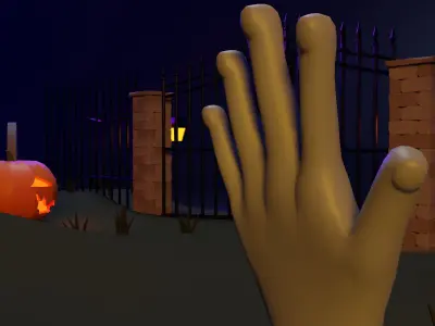 Haunted House Low-poly 3D model