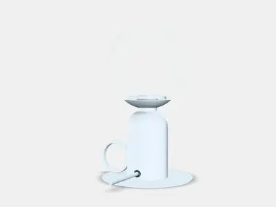 ASKMULLER Table lamp 1 Low-poly 3D model