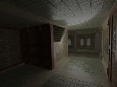 Fantasy medieval house 02 Free low-poly 3D model