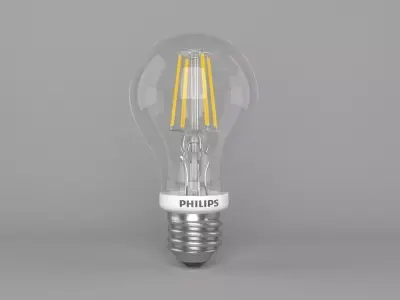 Philips Led Lamp Bulb 2018 3D model