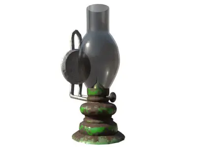Classic Lamp Low-poly 3D model