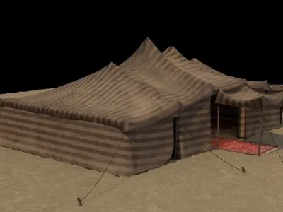 Arabian tent  3D model