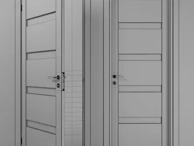 Italian Door San Remo K011 3D model