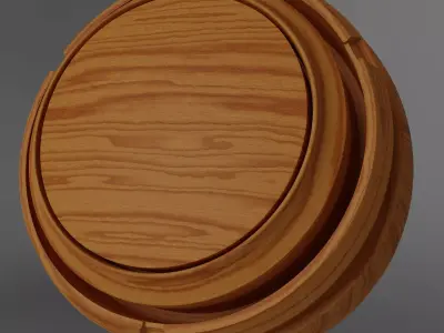 Seamless PBR Wood - Pine Dark 001 Texture