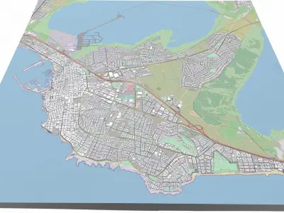 Cityscape Torrevieja Spain 3D model