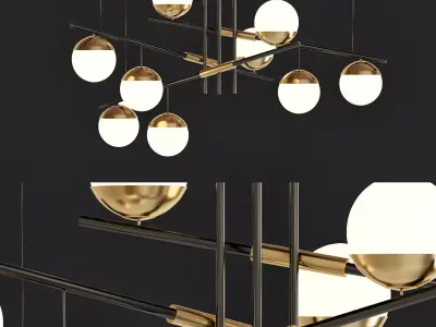 Chandelier TECHNUM 3D model