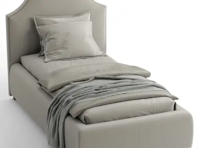 Single bed 3 3D model