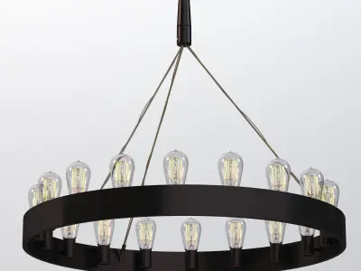 Robert Abbey Candelaria Chandelier 3D model