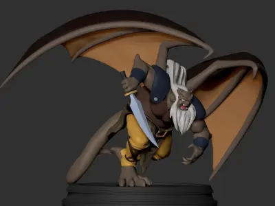 Gargoyles - Hudson figure  3D print model