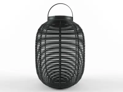 Bamboo Lanterns 02 3D model