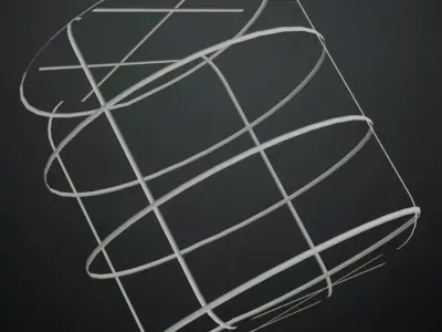 Minimal Clean Wire Grid Fence Texture PBR Seamless Texture