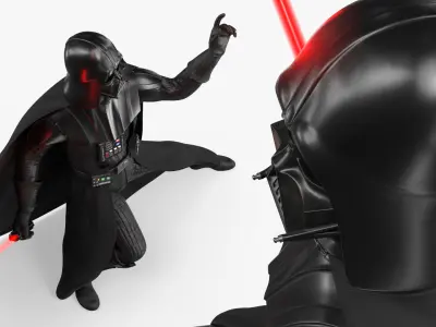  Star Wars Darth Vader Action Pose with Lightsaber 