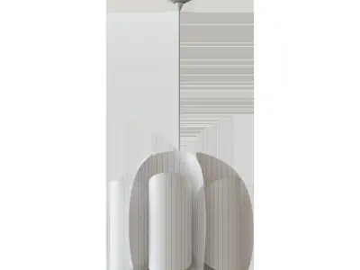 TRUBBNATE TRUBBNATE HEMMA HEMMA Hanging lamp white 3D model